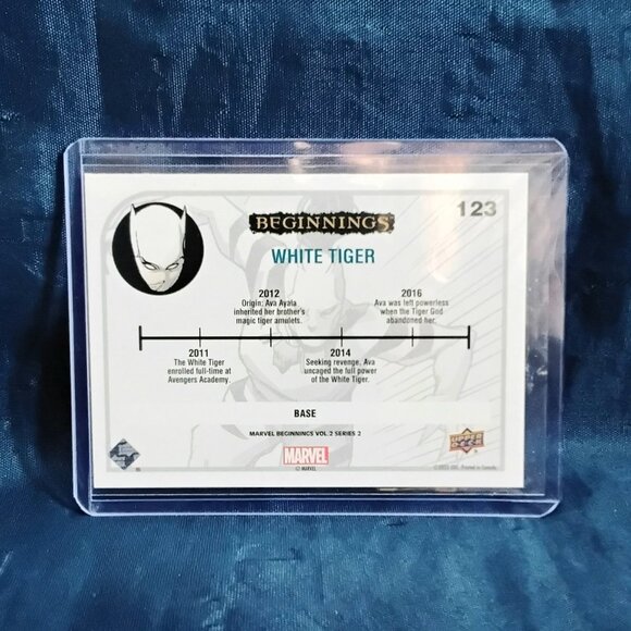 5/$20 Mint 2023 UD White Tiger Marvel Beginnings Vol. 2 Series 2 Card 123!! - Picture 2 of 2